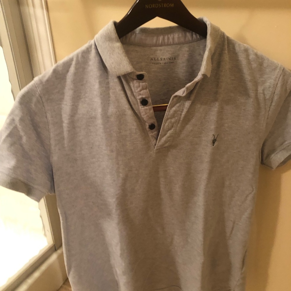 All saints - gray polo: medium